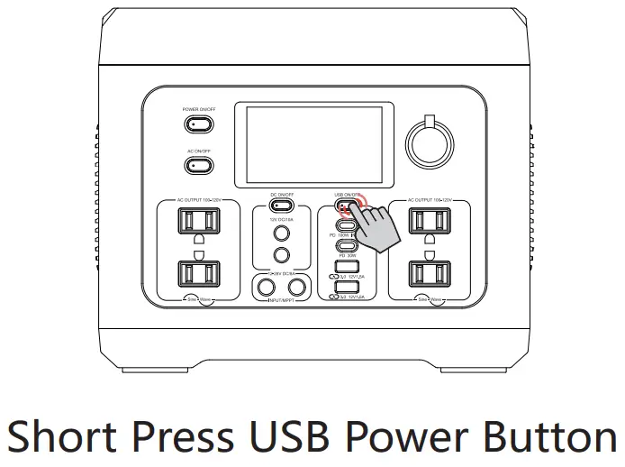 GREEN POWER PS700 Portable Power Station - DC Power 1