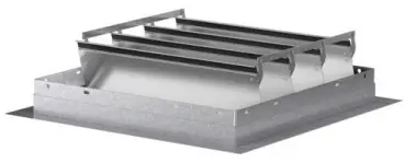 GREENHECK KSQ Untempered Mixed Flow Roof Supply Fan - Dampers