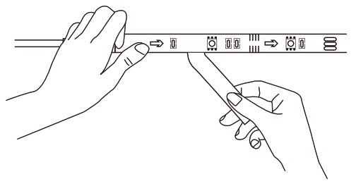 Govee H6139 Color Changing LED Strip Lights - Installing Your Strip Lights 2