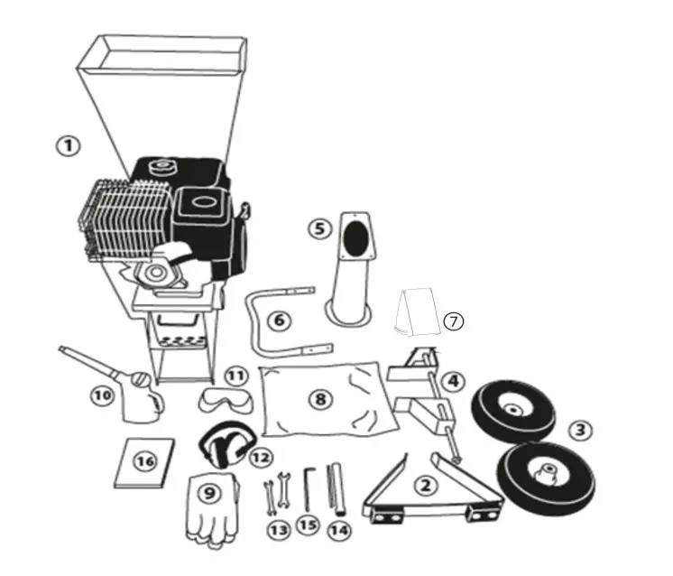 Greatbull GBK65 Chipper Shredder - OPERATING INSTRUCTIONS 1