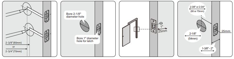 Guarder G10 PRO Fingerprint Front Door Lock Set with Deadbolt-fig-7