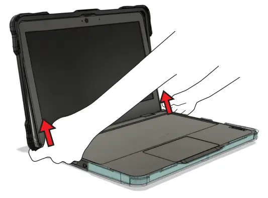 Gumdrop SlimTech for Lenovo 100e 100w Chromebook 3rd Gen - Start sliding