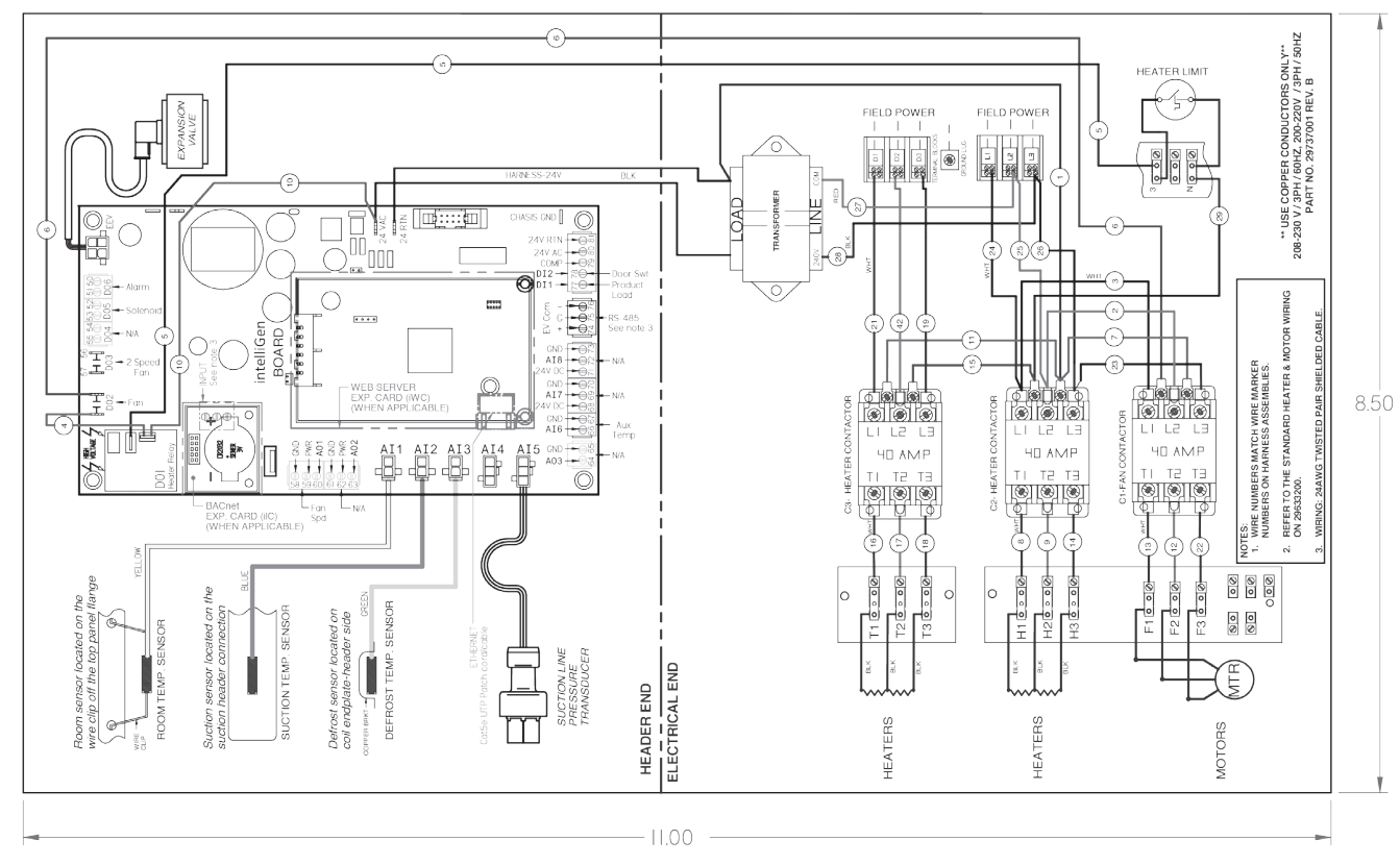 HEATCRAFT H IM iFM Intelligen Field Mount Kit - Contactors