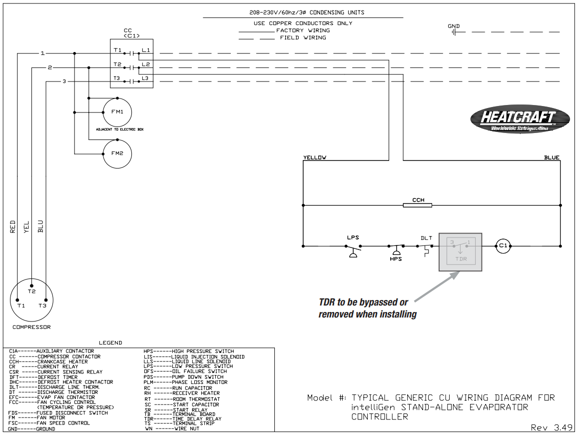 HEATCRAFT H IM iFM Intelligen Field Mount Kit - Contactors2