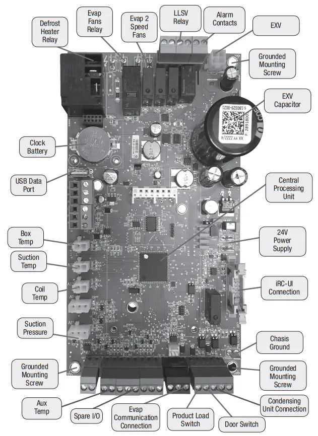HEATCRAFT H IM iFM Intelligen Field Mount Kit - Layout