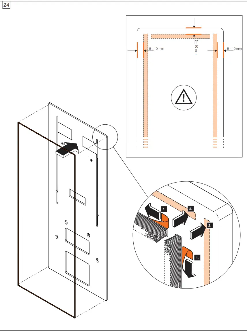 Installation mounting panel