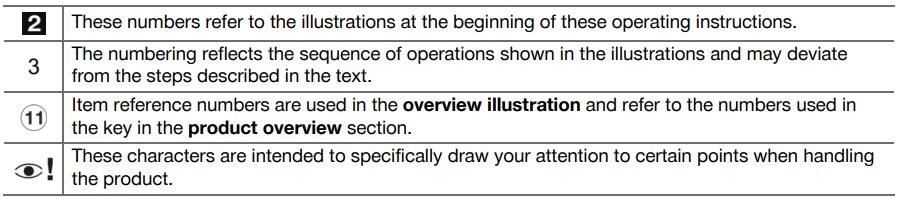 HILTI SC 4MR-22 Cordless Circular Saw Instruction Manual - Symbols in illustrations