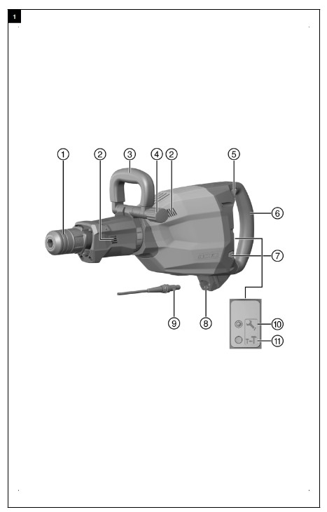 HILTI TE 1000-AVR Heavy Duty Breaker