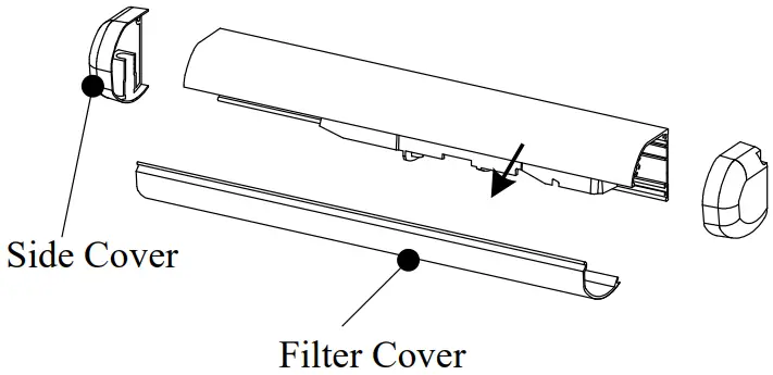 HOTRON SSS-5 Safety Sensor for Automatic Swing Doors - Filter Cover