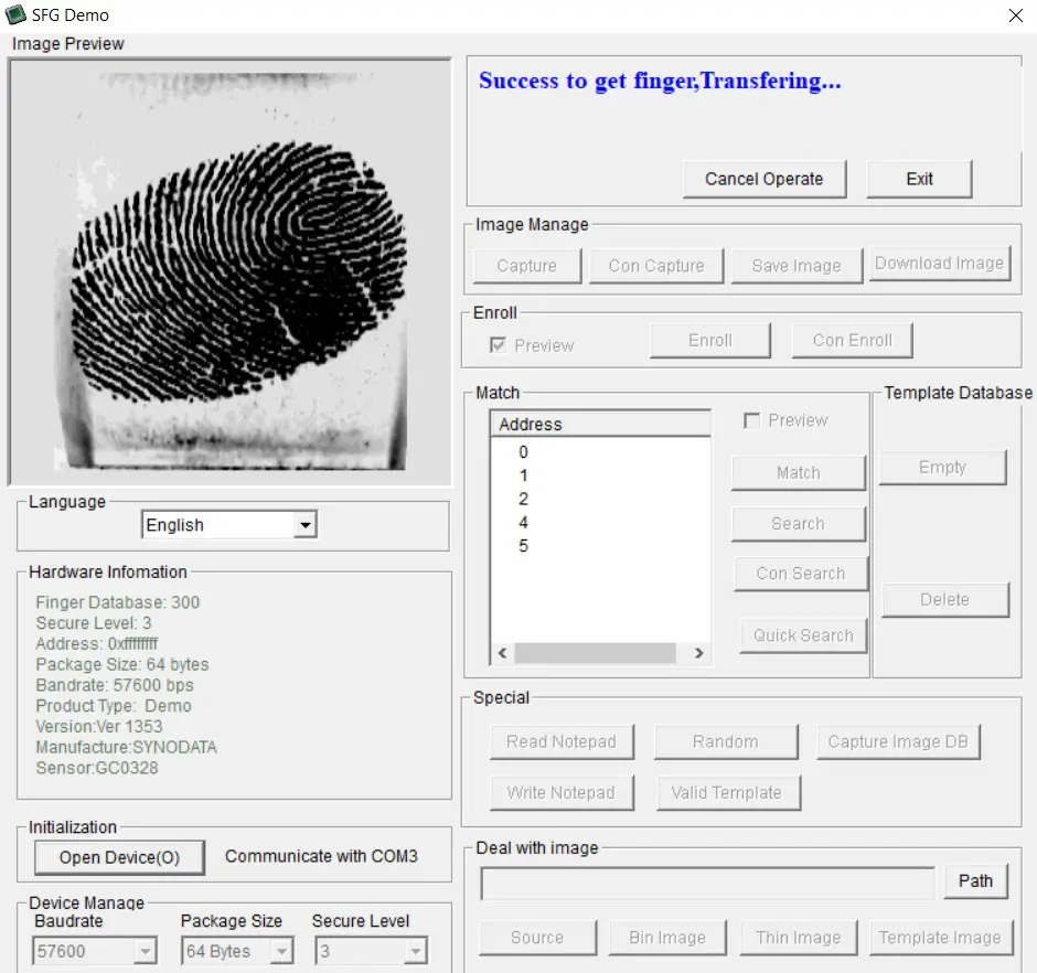 HT AS608 Optical Finger Print Sensor Module - Mechanical Dimension 9