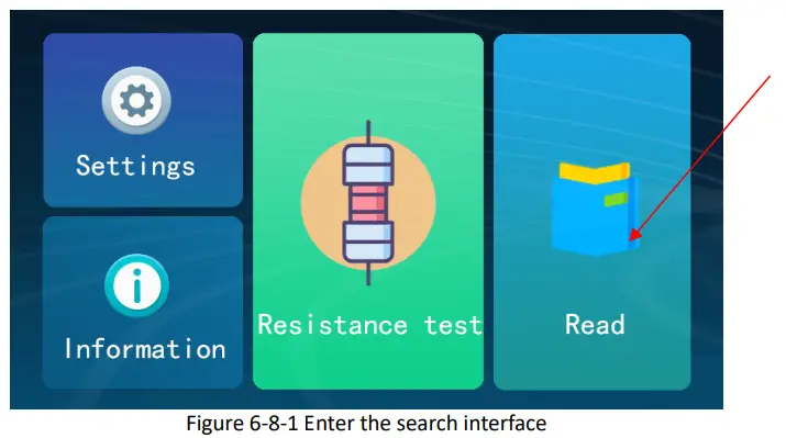 HTC INSTRUMENTS 5252 Handheld DC Resistance Teste - Enter the search interface