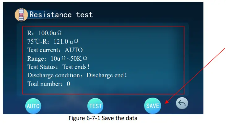 HTC INSTRUMENTS 5252 Handheld DC Resistance Teste - save successfully