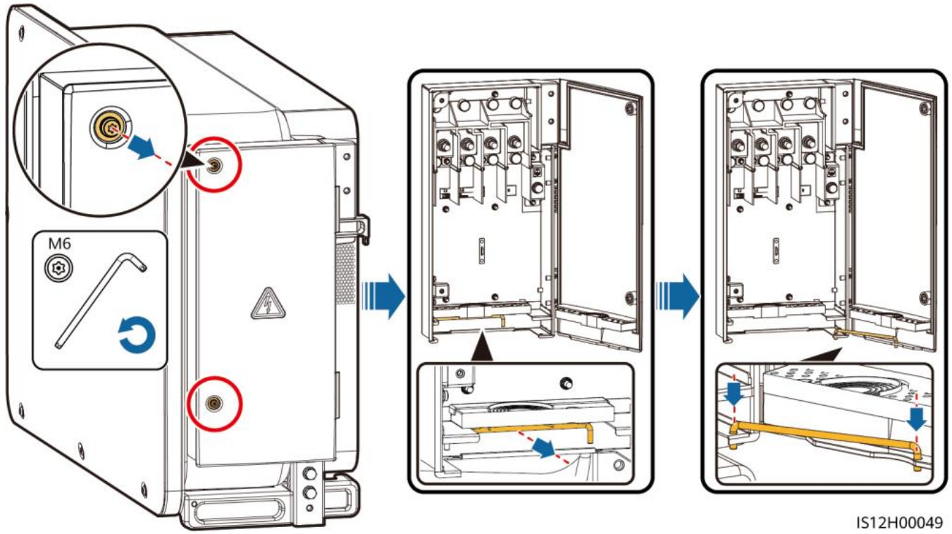 HUAWEI SUN2000 100KTL M2 String Inverter - Compartment Door
