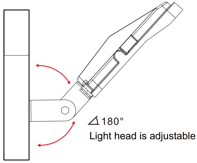 HYPERLITE CES-LS-VN-30W MARS Series LED Flood Light - Trunnion Mount 1