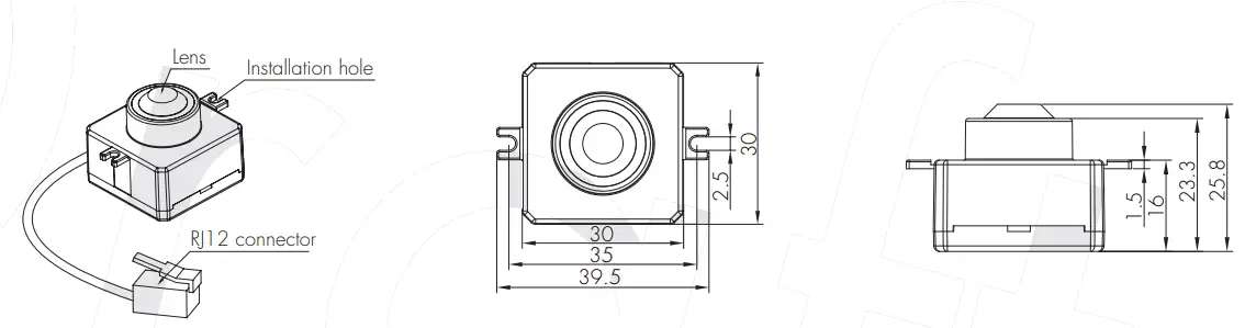 PIR & microwave sensor heads