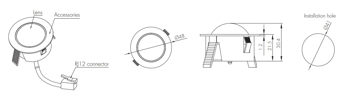 PIR & microwave sensor heads