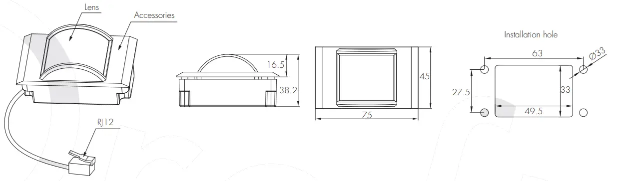 PIR & microwave sensor heads