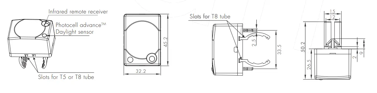 PIR & microwave sensor heads