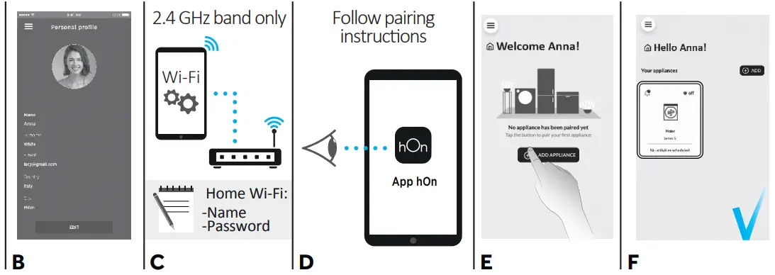 APP PAIRING PROCESS