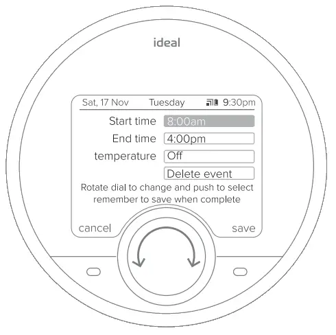 Halo Lite RF Ideal RF Electronic 7 Day Programmable Room - Plus Hours 6