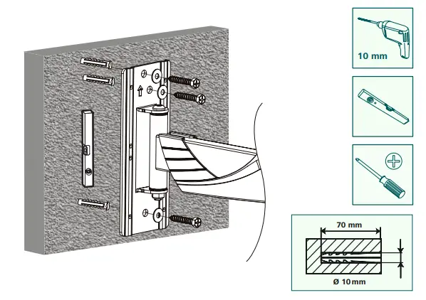 Hama 00220826 TV Wall Bracket - bracket