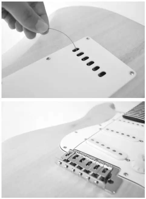 Harley Benton ST-LH ST-Style Electric Guitar Kit - buttons1