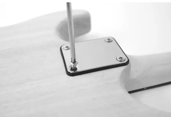 Harley Benton ST-LH ST-Style Electric Guitar Kit - plate