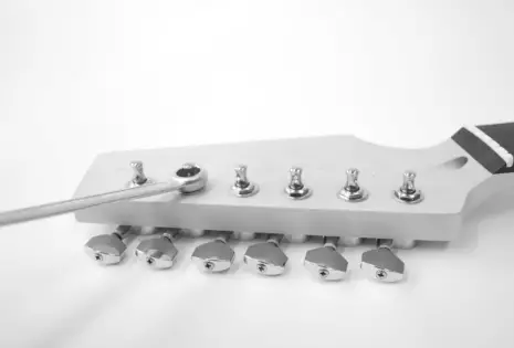 Harley Benton ST-LH ST-Style Electric Guitar Kit - tuners2