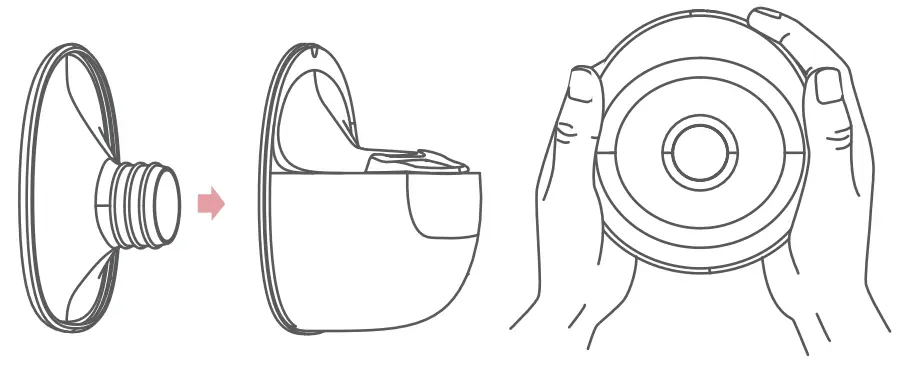 Henkion B0BKNZHXTH Double Wearable Breast Pumps Handsfree - Milk collector 1