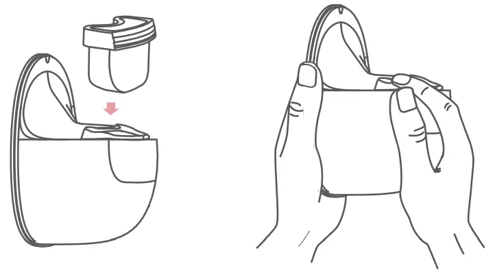 Henkion B0BKNZHXTH Double Wearable Breast Pumps Handsfree - Milk collector