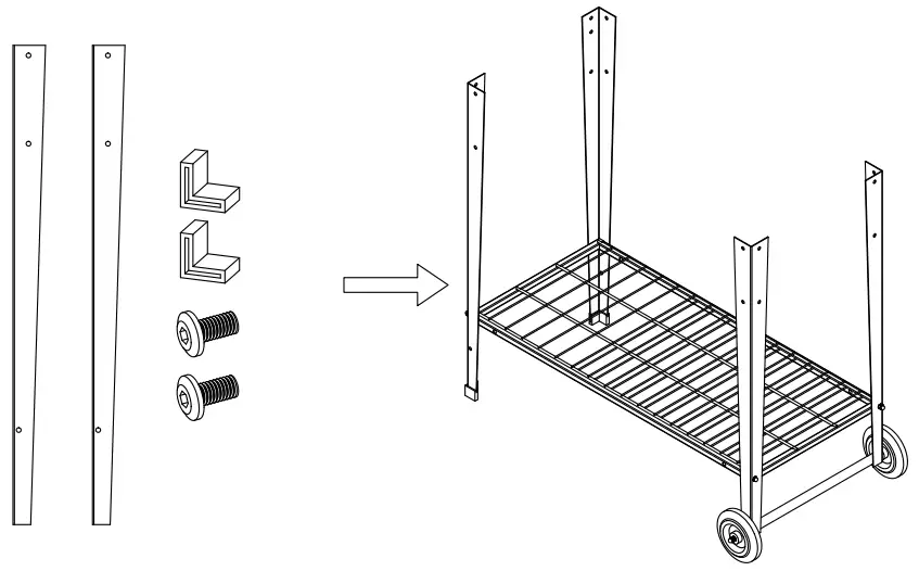 Highpro B0BKPG8TC3 Raised Garden Bed - Step3