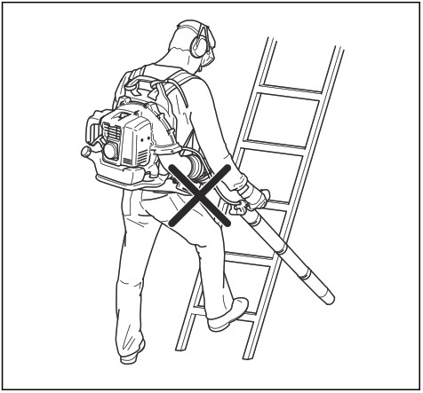 Husqvarna 578BTF Backpack Blower - Safety instructions for operation 3