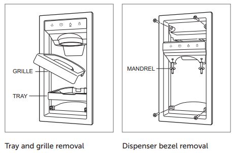 ICBCL4850SID Sub-Zero 91CM Classic French Door Refrigerator Freezer Installation Guide - EXTERNAL DISPENSER