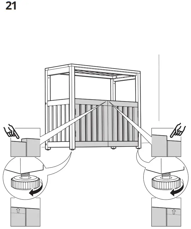 IKEA 105 346 53 NÄMMARÖ Lounge Chair Outdoor Light Brown - overview 21