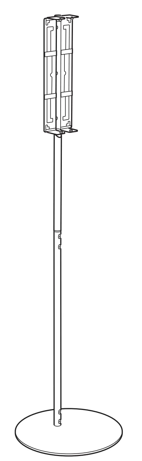 IKEA 505.015.18 Bookshelf Speaker Floor Stand 
