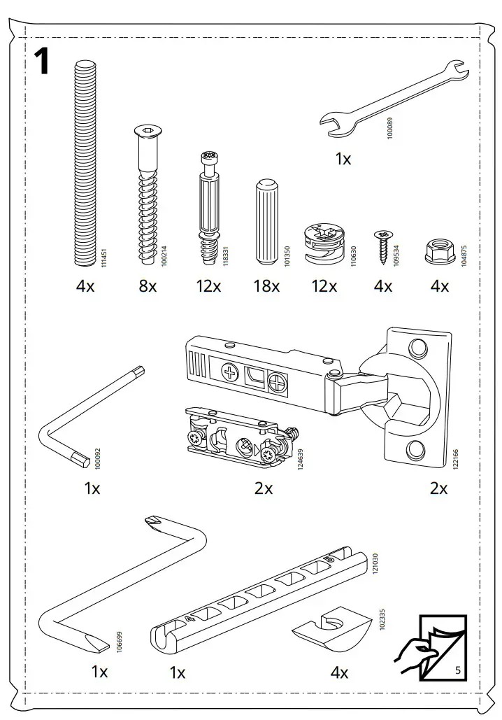 IKEA 903.632.23 HEMNES Desk with 2 Drawers - fig 1
