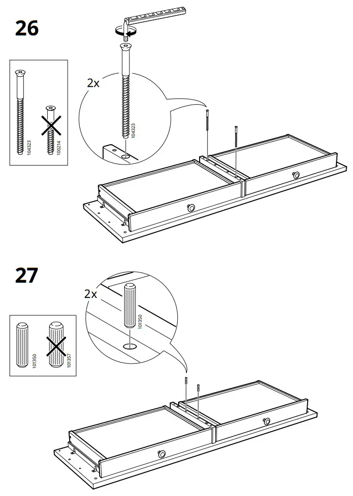 IKEA 903.632.23 HEMNES Desk with 2 Drawers - fig 16