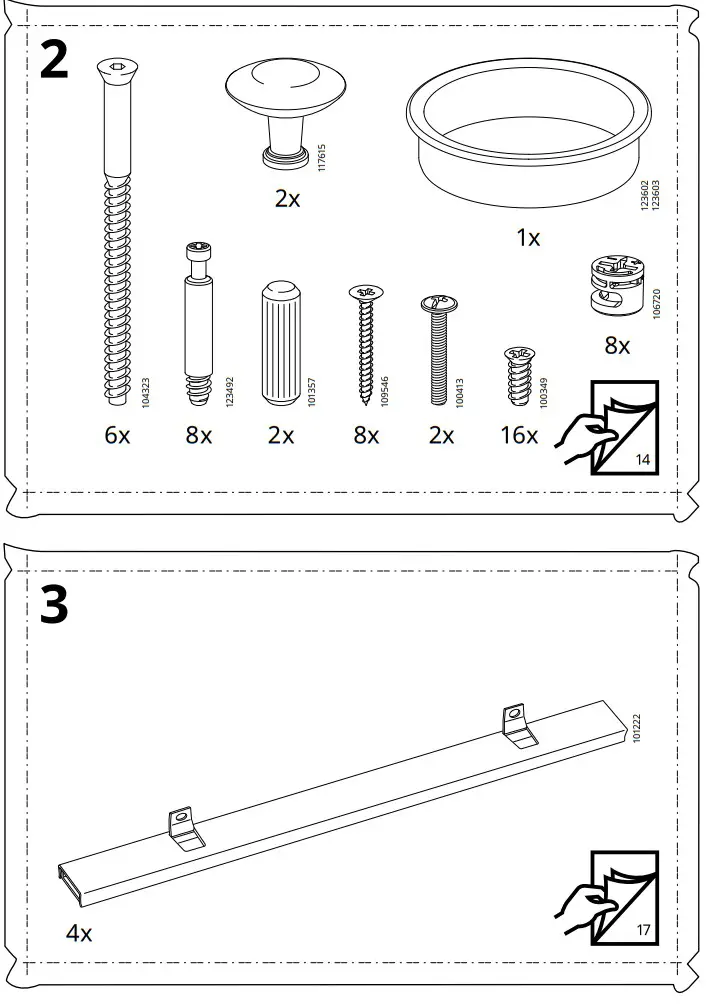 IKEA 903.632.23 HEMNES Desk with 2 Drawers - fig 2