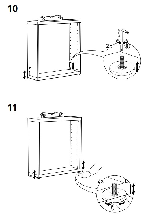 IKEA AA-1272028-9 Besta Frame White 60x20x38 cm - fig 10