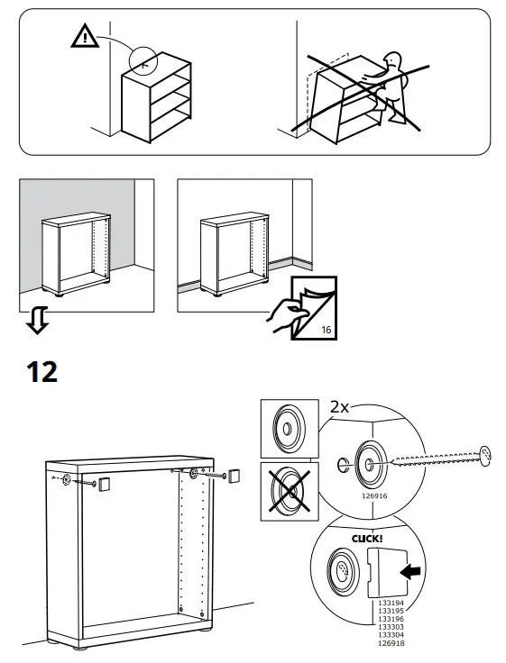 IKEA AA-1272028-9 Besta Frame White 60x20x38 cm - fig 11