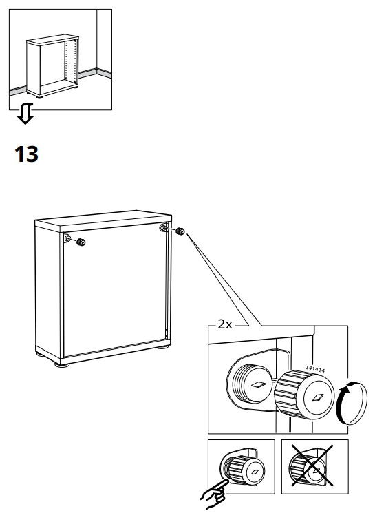 IKEA AA-1272028-9 Besta Frame White 60x20x38 cm - fig 12