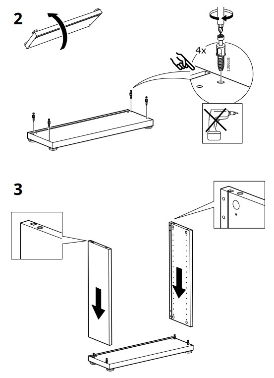 IKEA AA-1272028-9 Besta Frame White 60x20x38 cm - fig 4