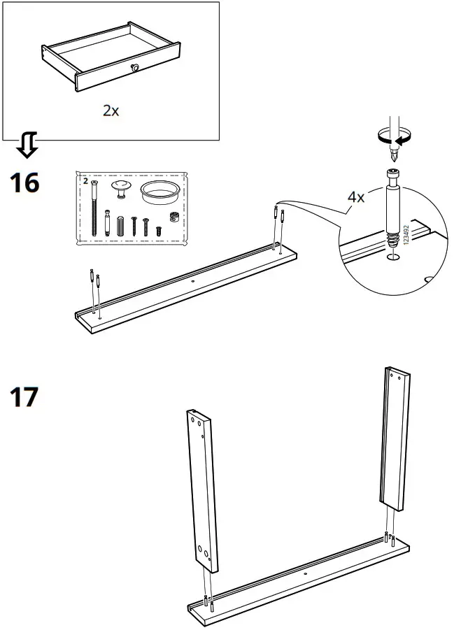 IKEA AA 1987997 4 HEMNES Work Desk - overview 13