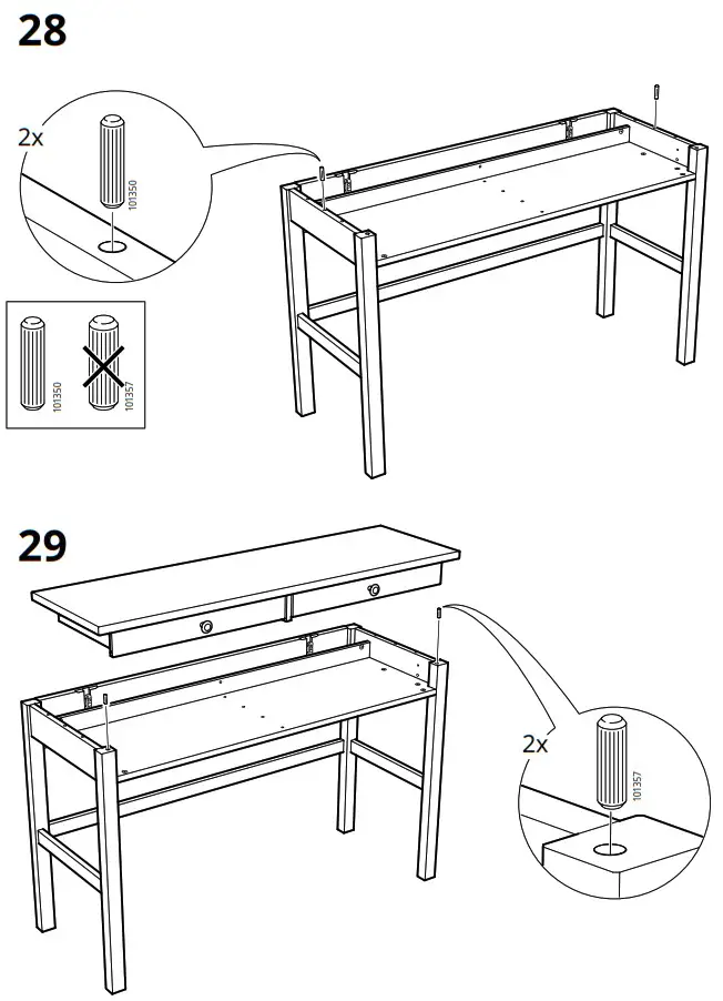 IKEA AA 1987997 4 HEMNES Work Desk - overview 19