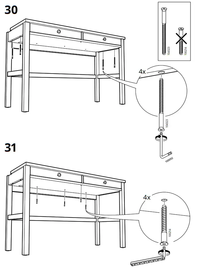 IKEA AA 1987997 4 HEMNES Work Desk - overview 20