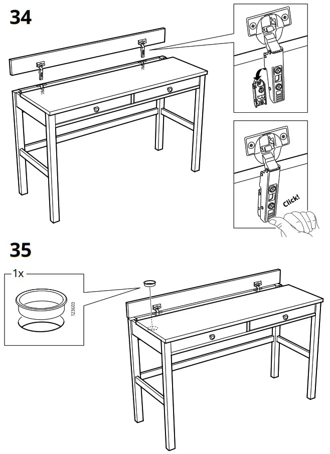 IKEA AA 1987997 4 HEMNES Work Desk - overview 22