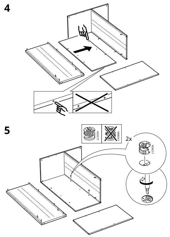 IKEA AA-2236469-2 SMÅSTAD Loft Bed Frame W Desk and Storage - Fig 19