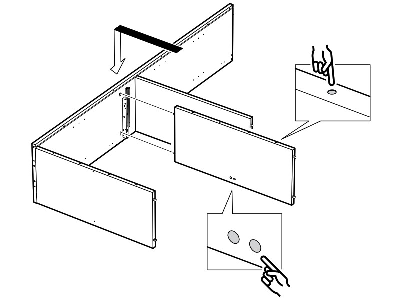 IKEA AA 2279317 2 Idanaes High Cabinet with Glass Doors and 1 Drawer - Product Overview 21