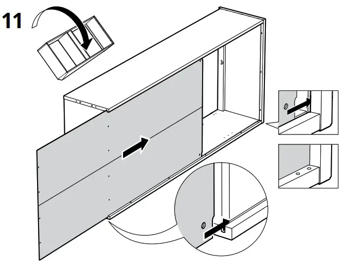 IKEA AA 2279317 2 Idanaes High Cabinet with Glass Doors and 1 Drawer - Product Overview 28