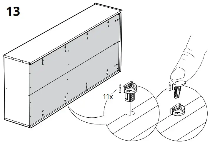 IKEA AA 2279317 2 Idanaes High Cabinet with Glass Doors and 1 Drawer - Product Overview 30